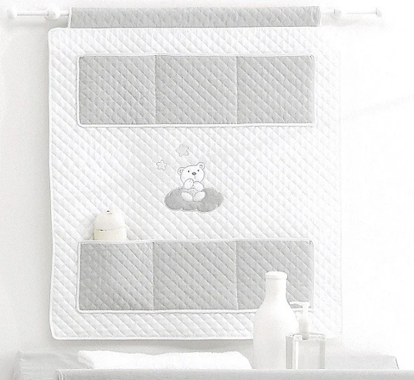 Pannello Portoggetti Erbesi Nuvola Bianco Grigio