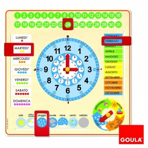 Gioco Goula Orologio E Calendario