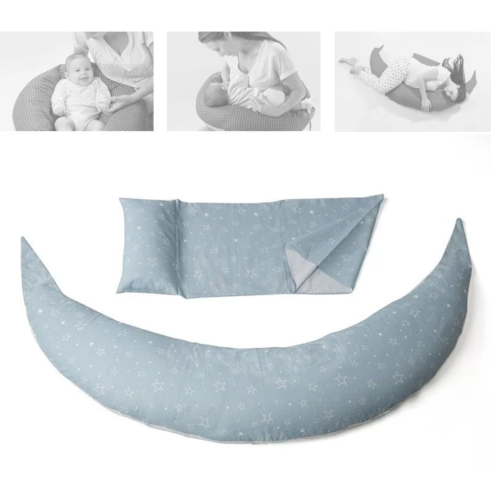 Cuscino Gravidanza E Allattamento Nuvita Dreamwizard Grey Star