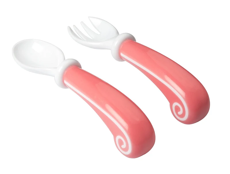 Forchetta E Cucchiaio Badabulle Rosa