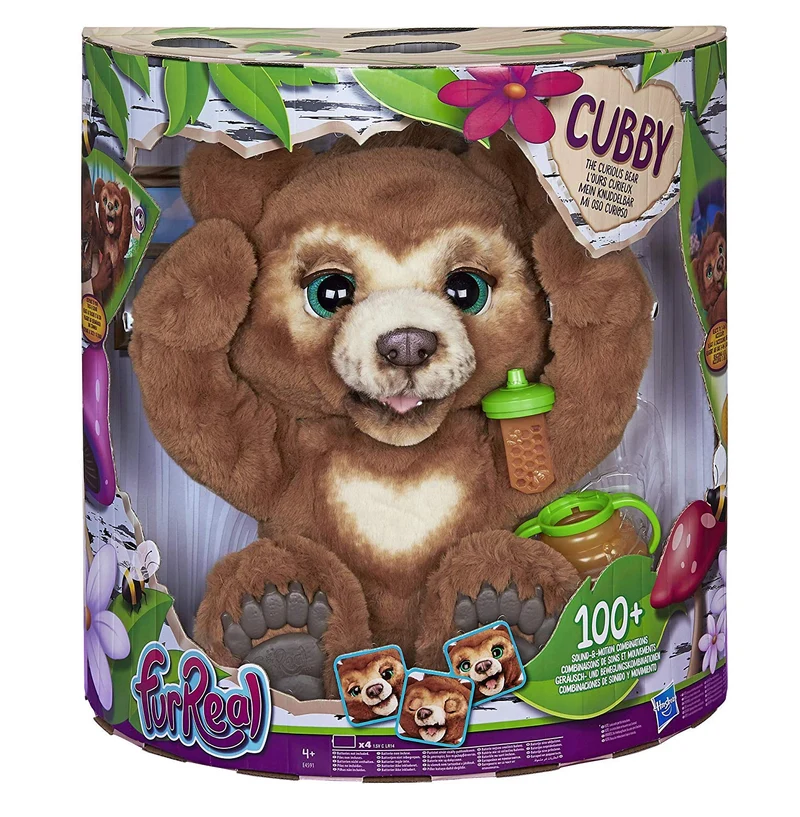 Hasbro Furreal- Cubby Il Mio Orsetto Curioso Peluche Interattivo