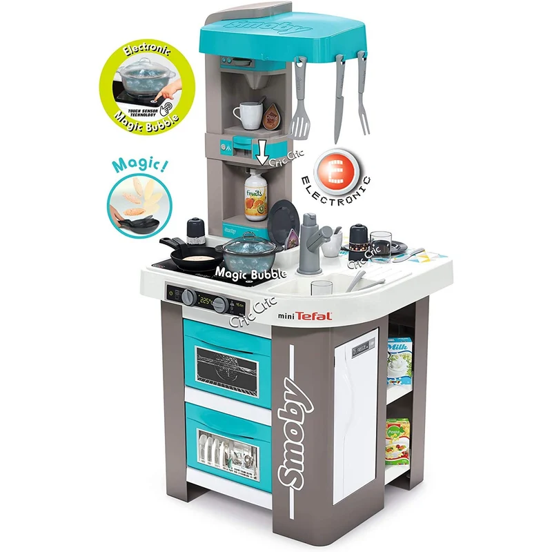Cucina Studio Smoby Bubble Tefal Azzurro