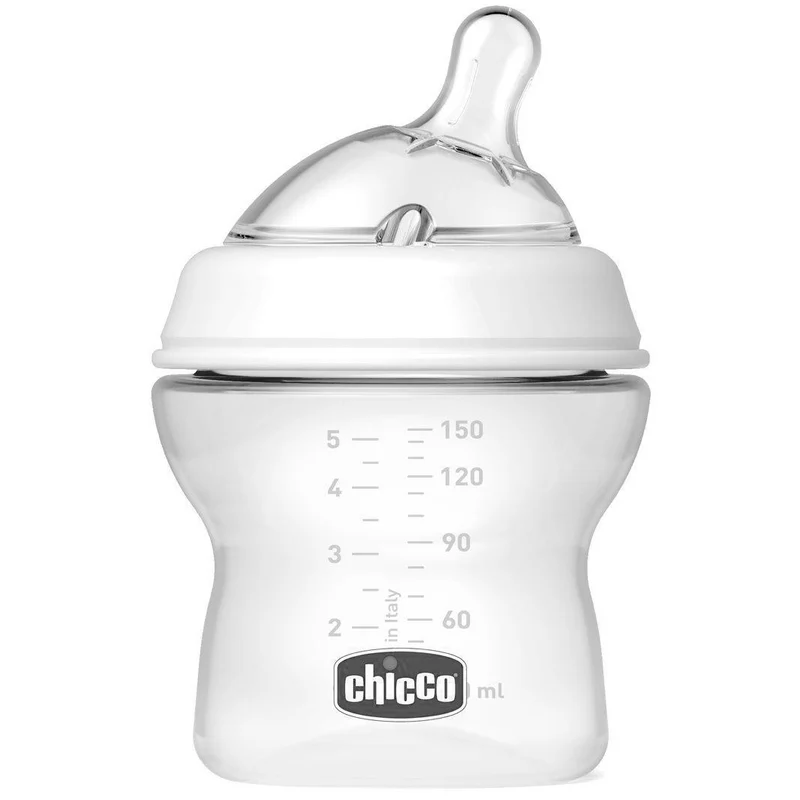 Biberon Chicco Natural Feeling 0m+ Pure Glass 150ml