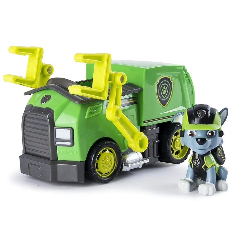 Macchinina Spin Master Paw Patrol Rocky Missione Riciclaggio