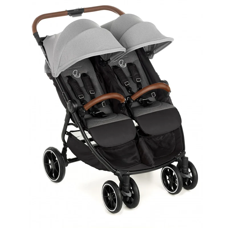 Passeggino Gemellare Jane Twin Link Jet Black