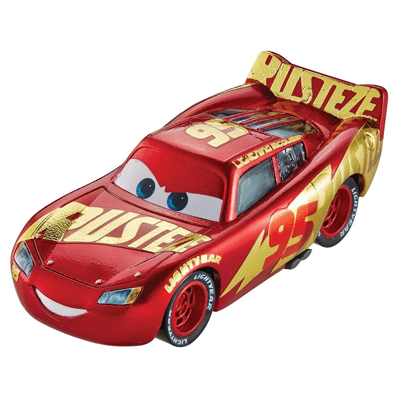 Macchinina Disney Cars Saetta Mcqueen Centro Corse Rust-Eze