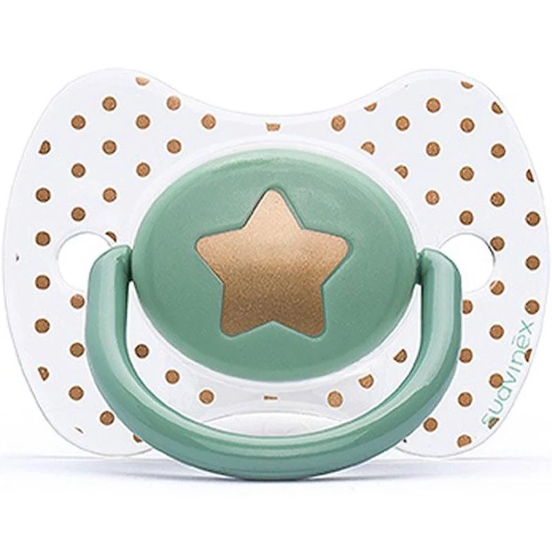 Succhietto Suavinex Fisiologico Silicone 0-4m Haute Couture Verde Chiaro Stella