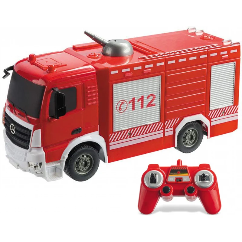 Camion Dei Pompieri Radiocomandato Mondo Mercedes Antos Fire Truck 1:26