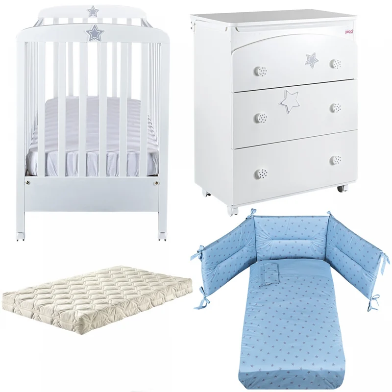 Kit Picci Stella Stampato Azzurro