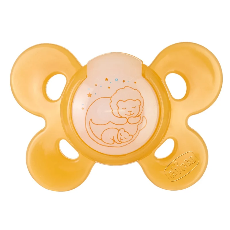Succhietto Chicco Physio Comfort Silicone Arancione 16-36m Luminescente