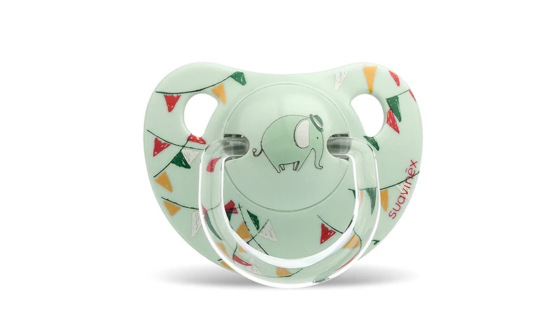 Succhietto Suavinex Physiologique Anatomica Silicone 6-18 M Verde Acqua