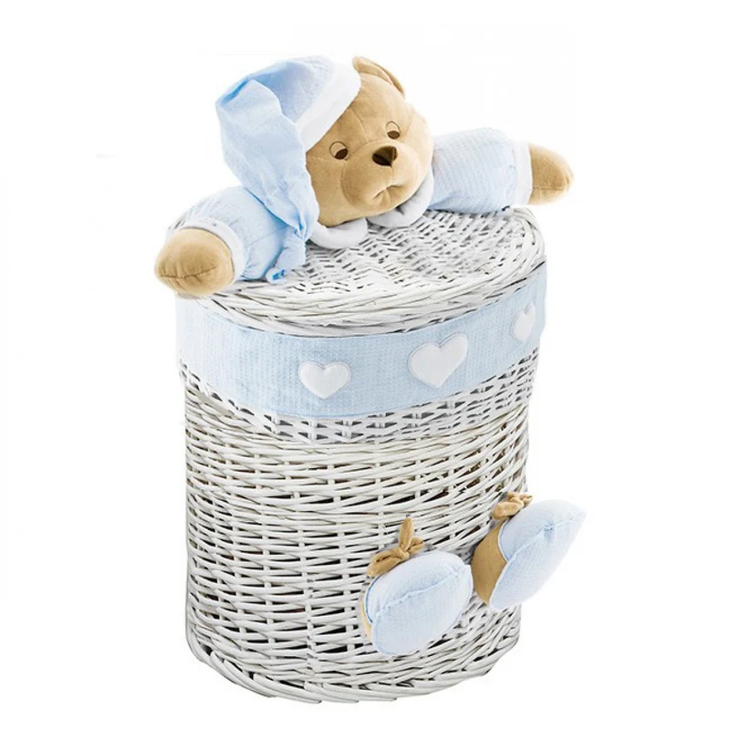 Portagiochi Nanan Piccolo Puccio Bianco Azzurro
