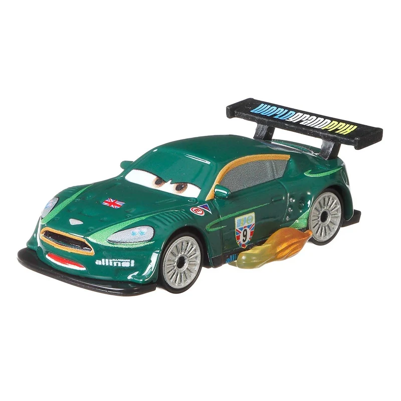 Macchinina Disney Cars Nigel Gearsley Con Fiamme