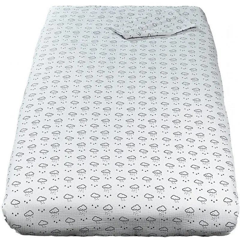 Completo Piumone Picci Liberty Grigio 3pz
