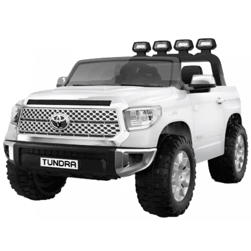 Auto Elettrica Biker Toys Toyota Tundra Bianco Con Telecomando