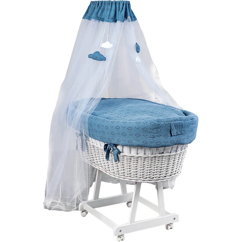 Culla Picci Con Velo Space Azzurro