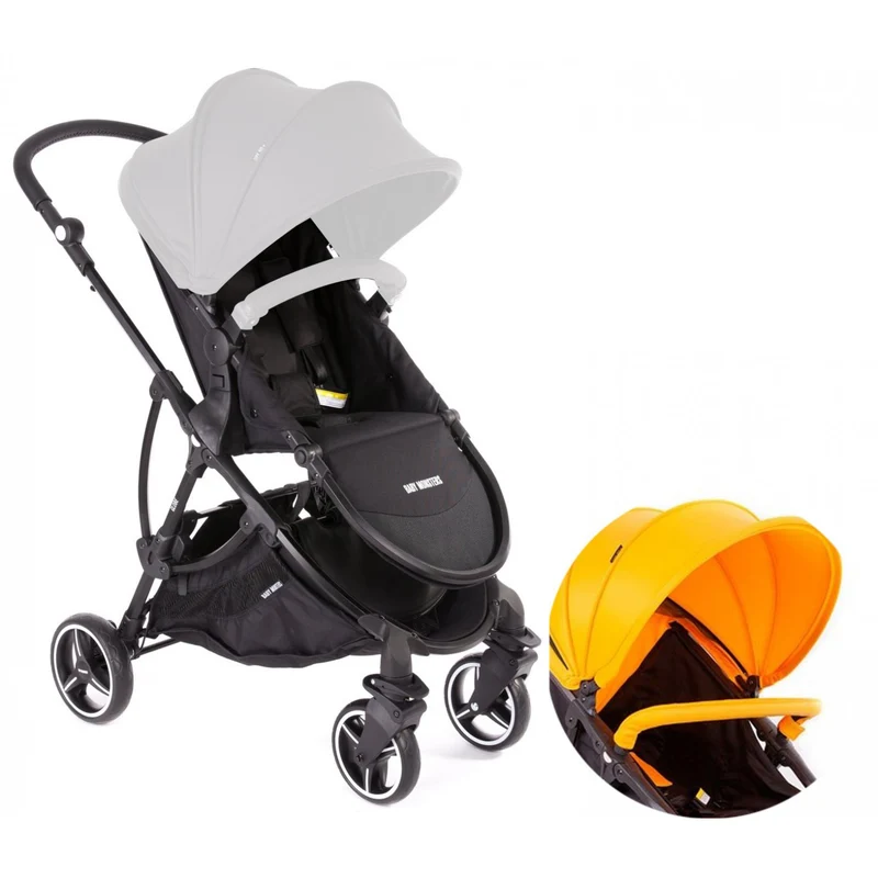 Passeggino Baby Monsters Globe Con Rivestimento Compact Mango
