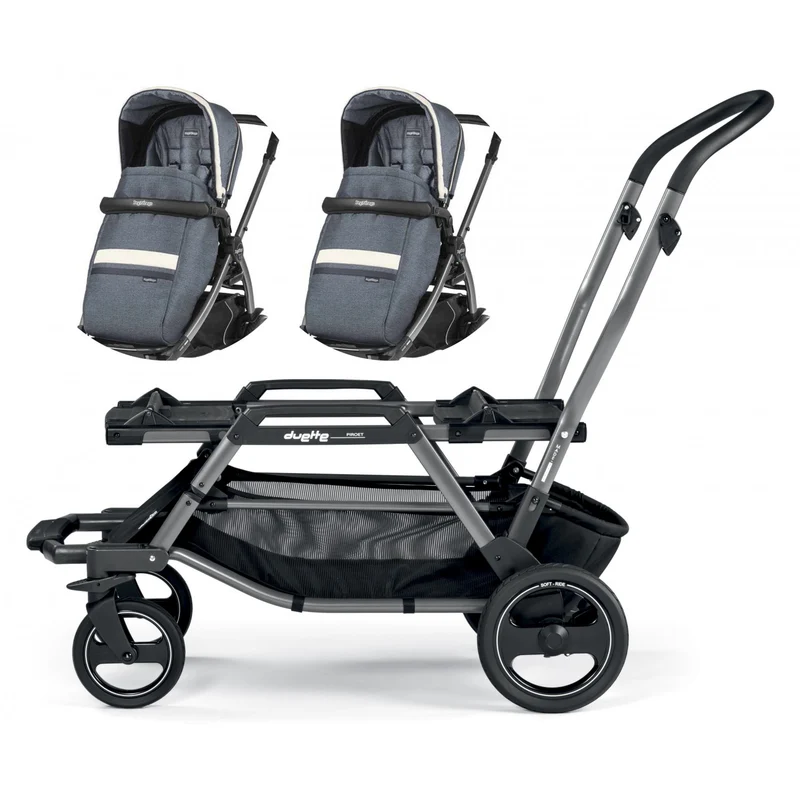 Passeggino Gemellare Peg Perego Duette Piroet Luxe Mirage
