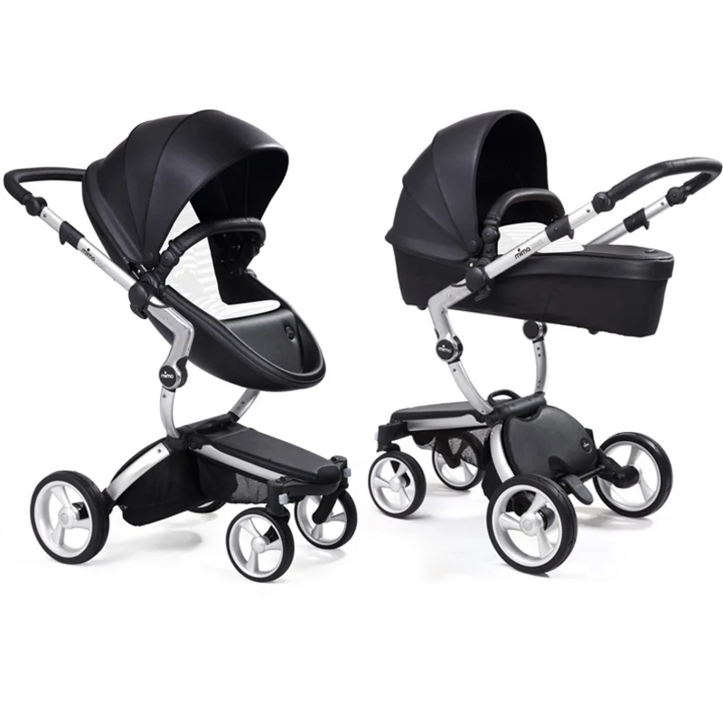 Passeggino Mima Xari 2 In 1 Black Telaio Aluminium