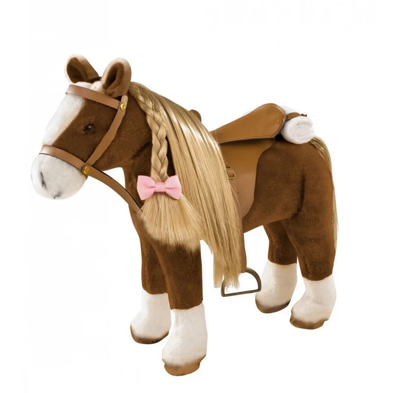 Cavallo Di Peluche Per Bambole Gotz Brown Beauty