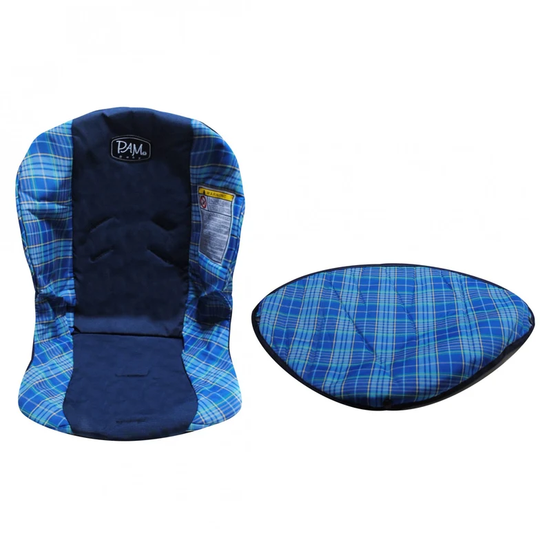 Rivestimento + Cappottina Seggiolino Auto Ovetto Pam Blue Azzurro /