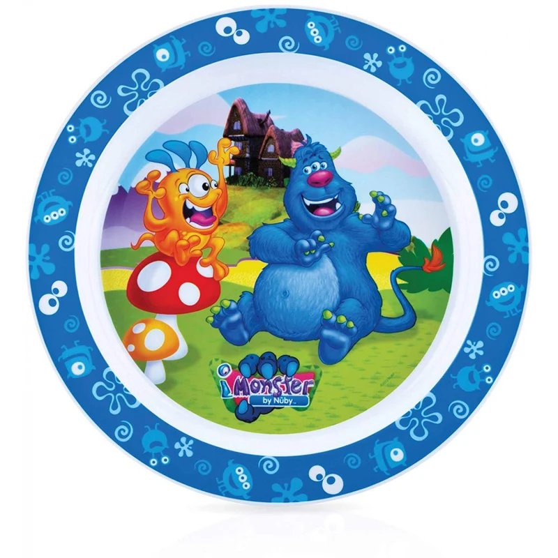 Piatto Piano Nuby Imonster Blu