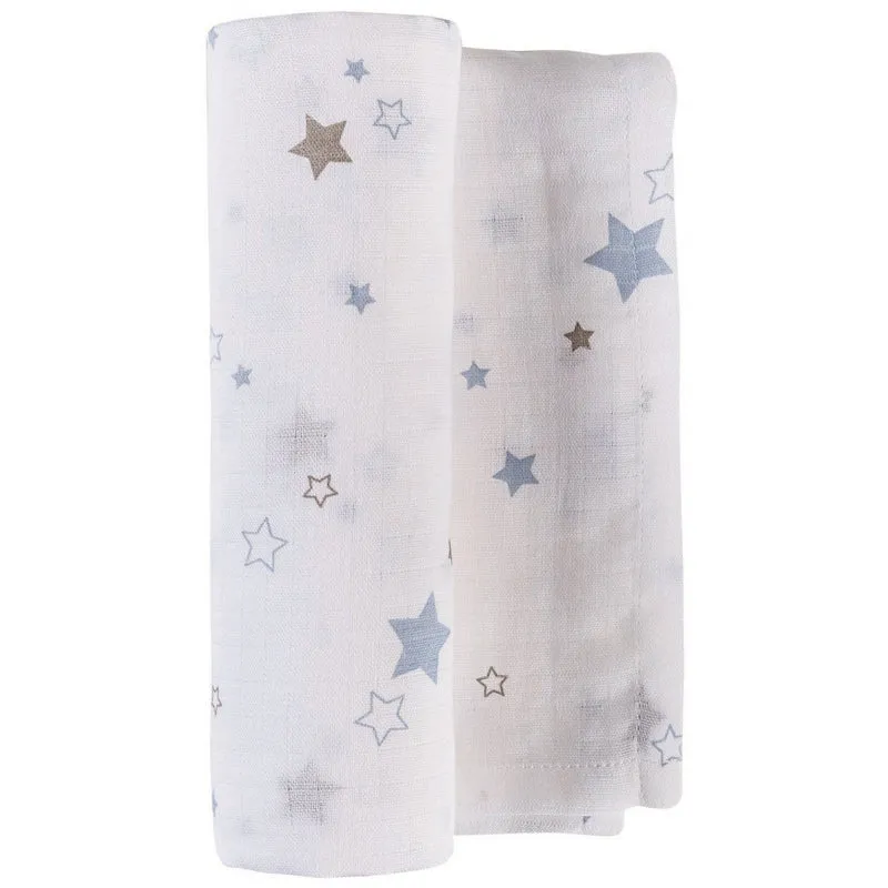 Copertina Multiuso Picci Baby Swaddle Stella Converse Azzurro 75x90 Cm