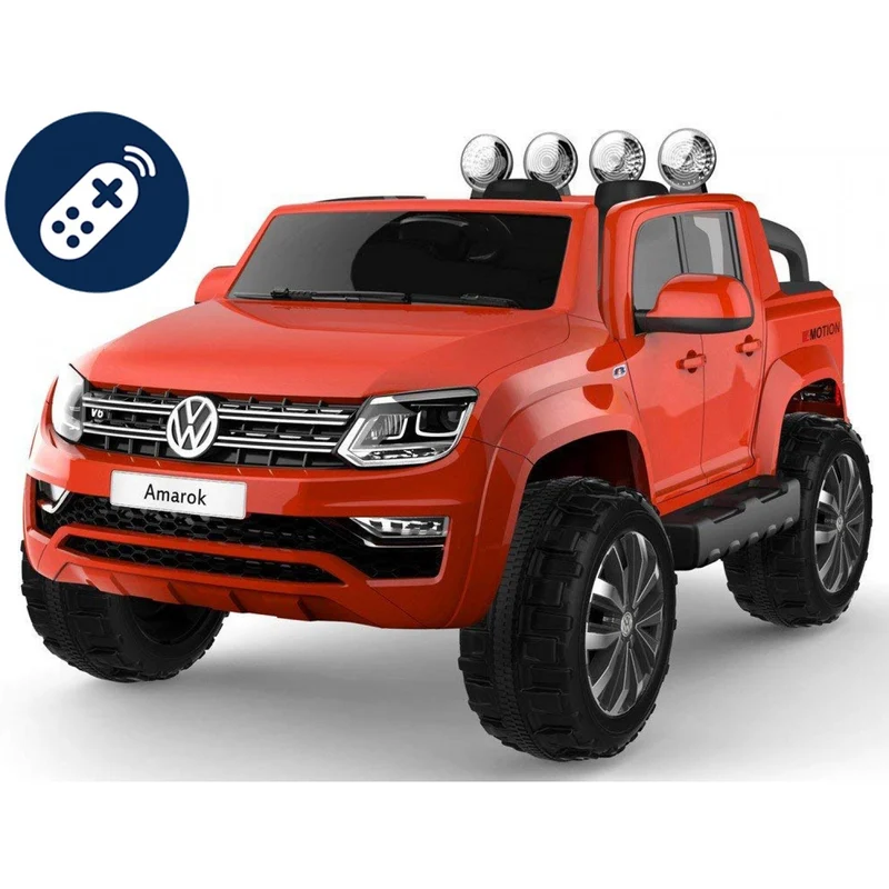 Auto Elettrica Lamas Toys Volkswagen Amarok Rosso Con Telecomando