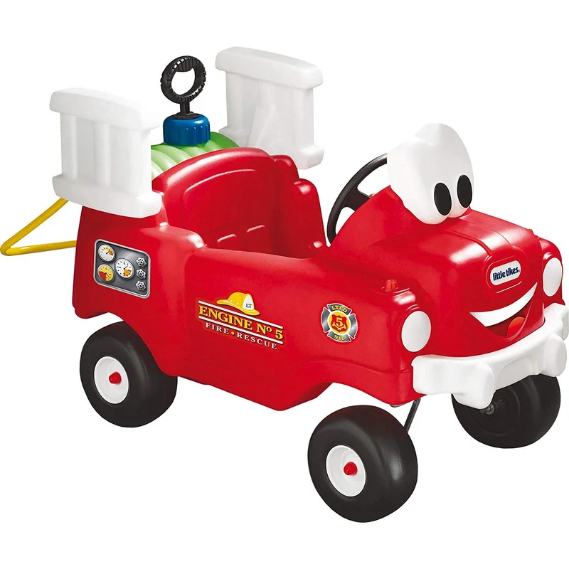 Macchinina A Spinta Little Tikes Pompieri Con Getto D'Acqua