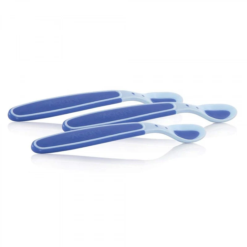 Cucchiaini Termosensibili Nuby Hot Safe Blu 3pz