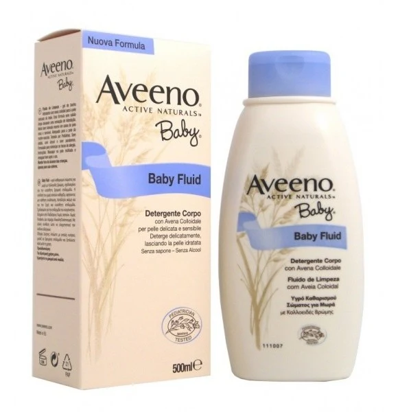 Detergente Corpo Aveeno Baby Fluid 500ml