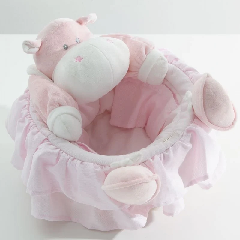 Cesto Portaoggetti Nanan Bombo Rosa Grande