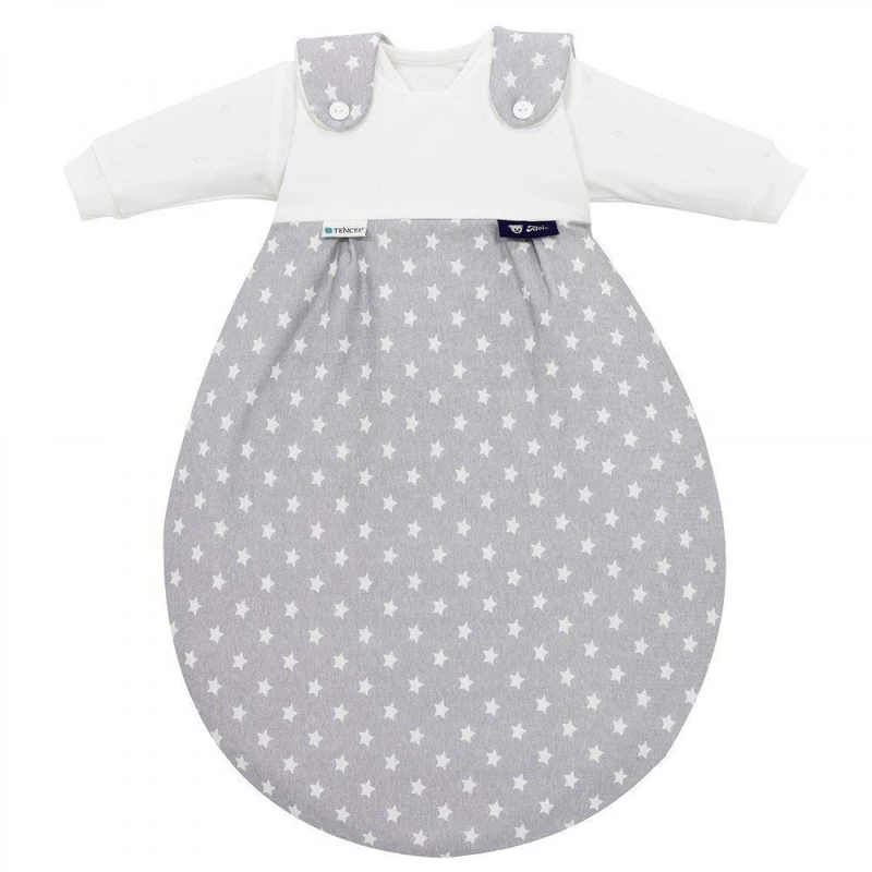 Sacco Nanna Alvi Tencel Stars Silver 3 Pz Misura 0-3 Mesi