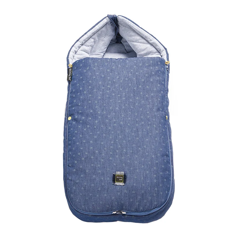 Sacco Universale Per Carrozzina E Seggiolino Auto Gr 0 Walking Mum Denim