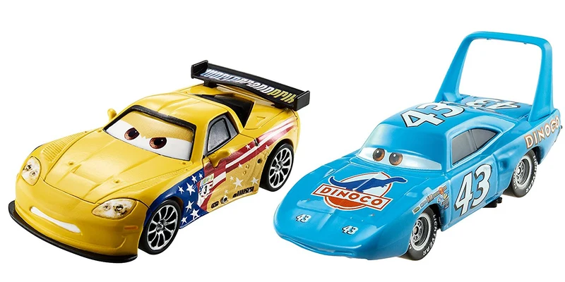 Macchinine Disney Cars 3 The King E Jeff Gorvette 2 Pz