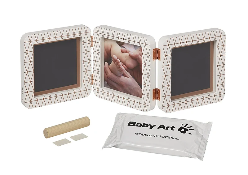 Kit Impronta Baby Art My Baby Touch Double Bianco Copper Edition