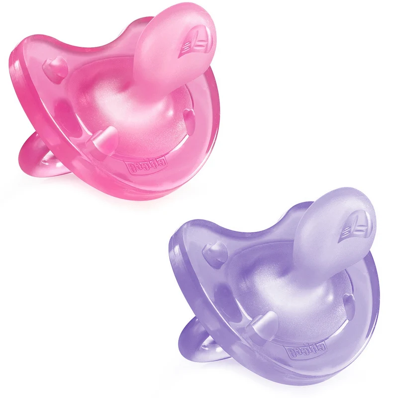Gommotto Chicco Physio Silicone 6-12m Bimba 2pz