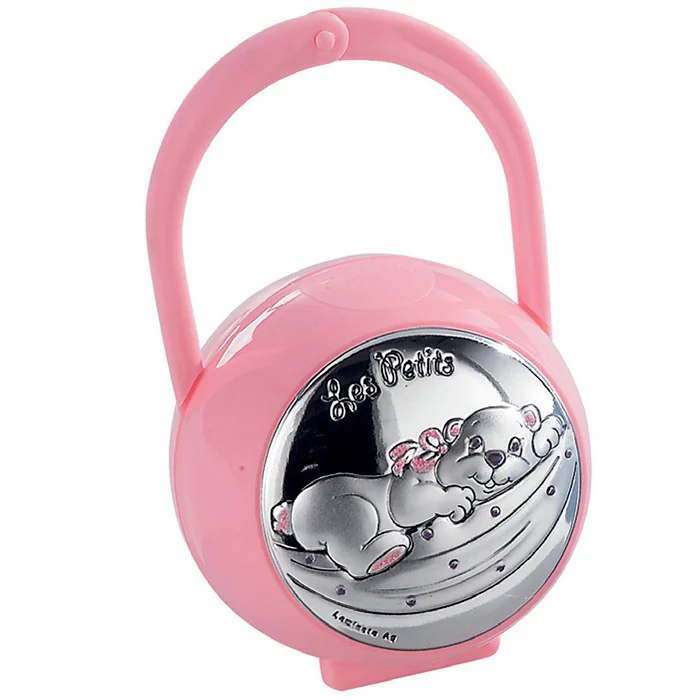Portasucchietto Innocenti Argenti Les Petits Orsetto Rosa
