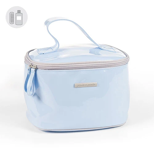 Beauty Case Vanity Pasito A Pasito Tweed Baby Celeste