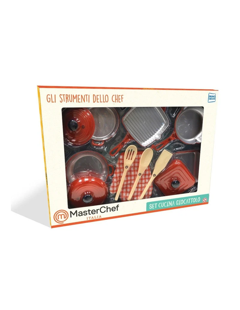 Masterchef Set Cucina Pentole Con Accessori