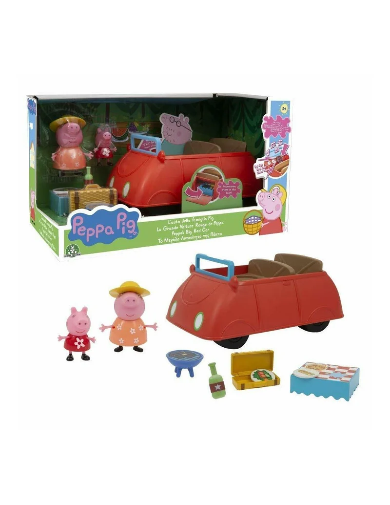 Peppa Pig Auto Deluxe Della Famiglia Pig
