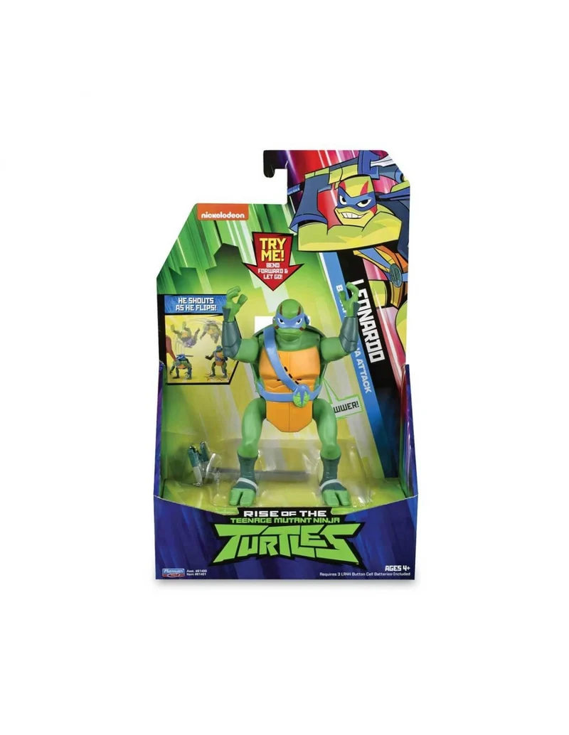 Ninja Turtles Personaggio Deluxe Attack Leonardo