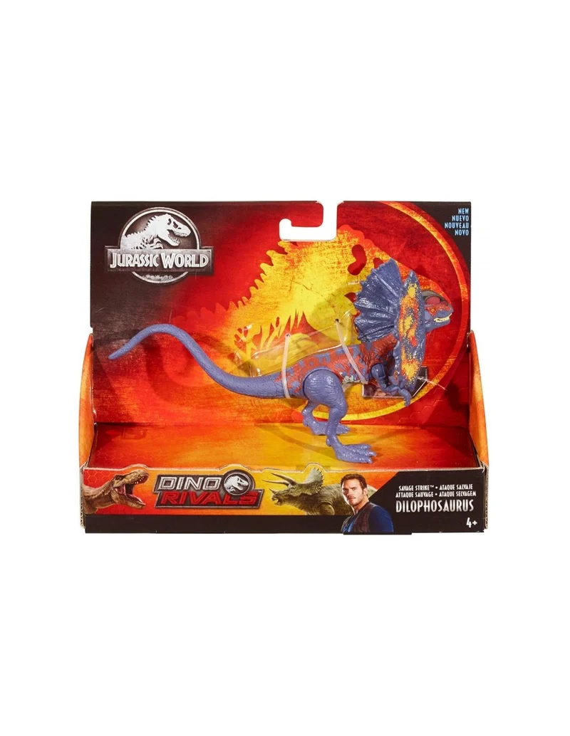 Jurassic World Dino Rivals Dilophosaurus Attacco Selvaggio
