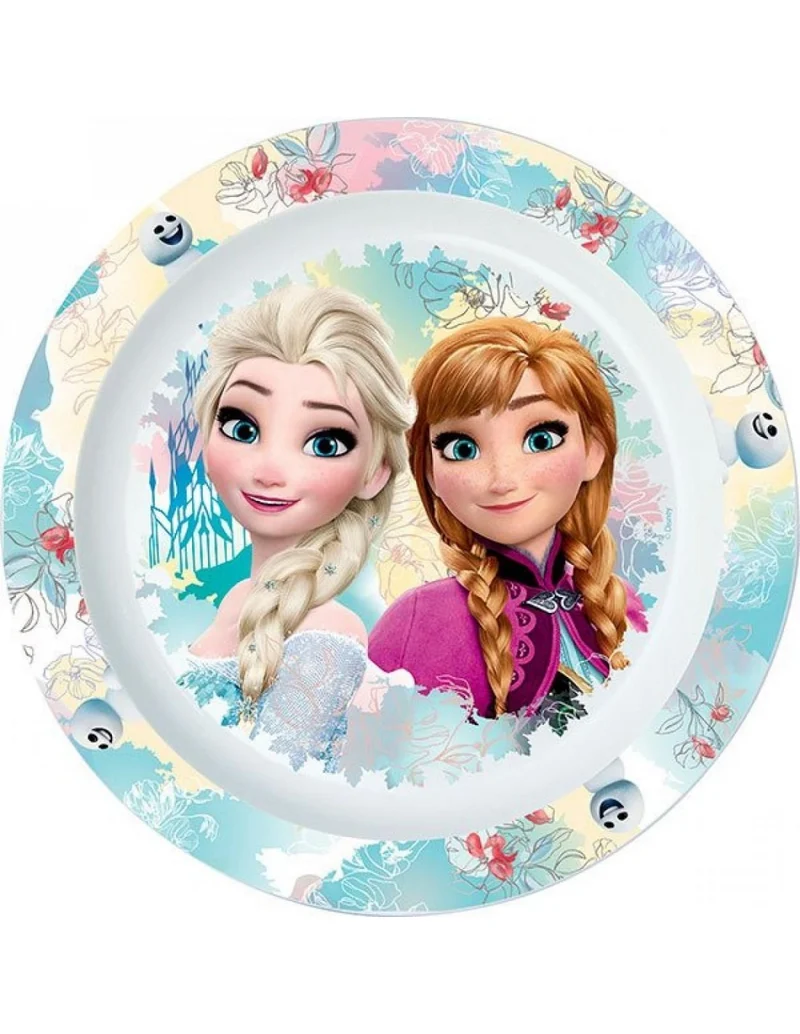 Frozen - Piatto Piano Anna E Elsa 22 Cm