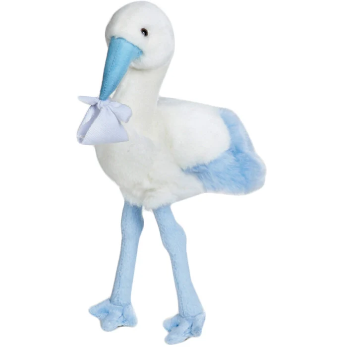 Peluche Cicogna Lelly Azzurra