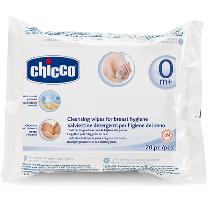 Salviettine Detergenti Chicco Allattasicura 20 Pz