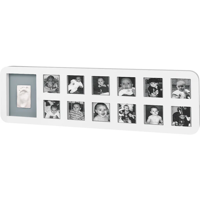 Kit Impronta Baby Art First Years Print Frame White & Gray