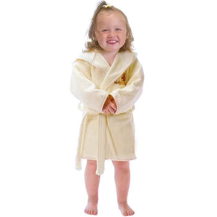 Accappatoio Disney Winnie The Pooh 2-4 Anni Beige