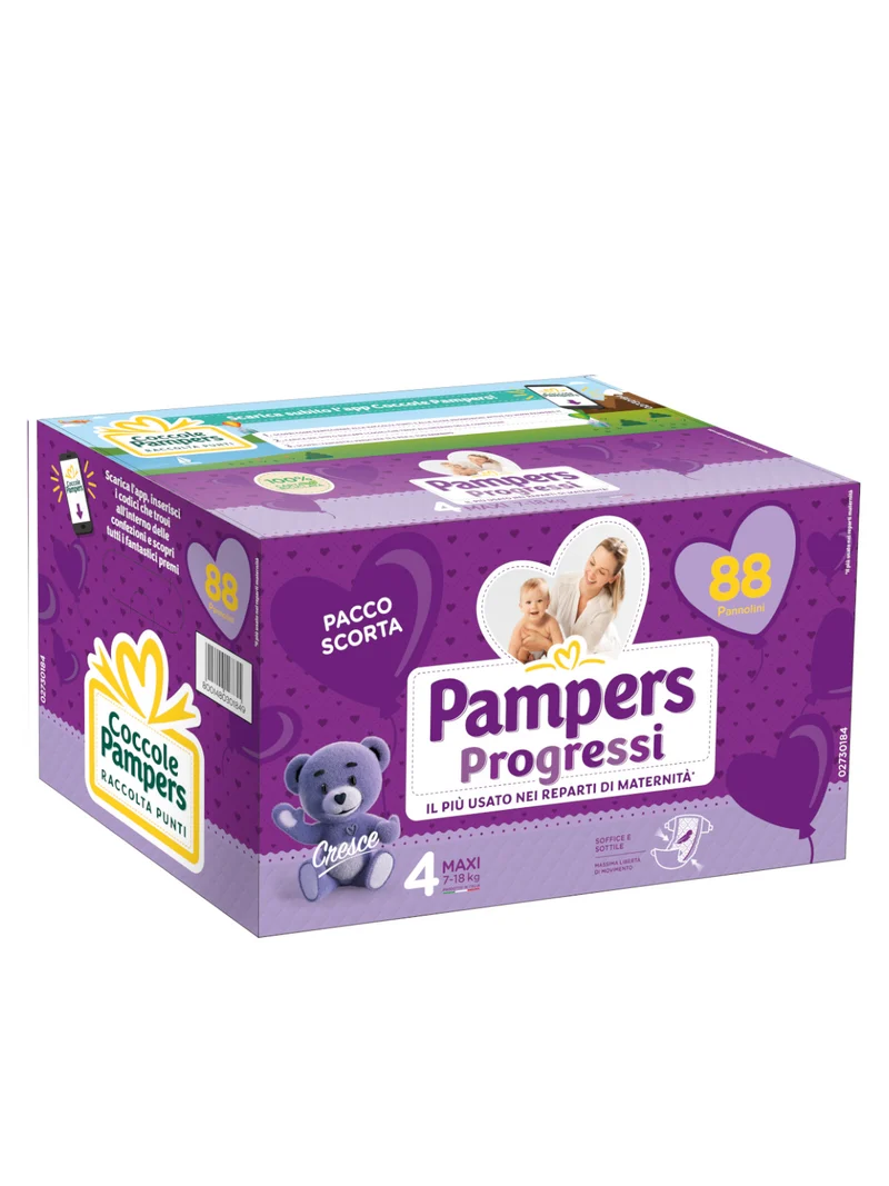 Pannolini Progressi Maxi Taglia 4 (7-18 Kg) 88 Pz