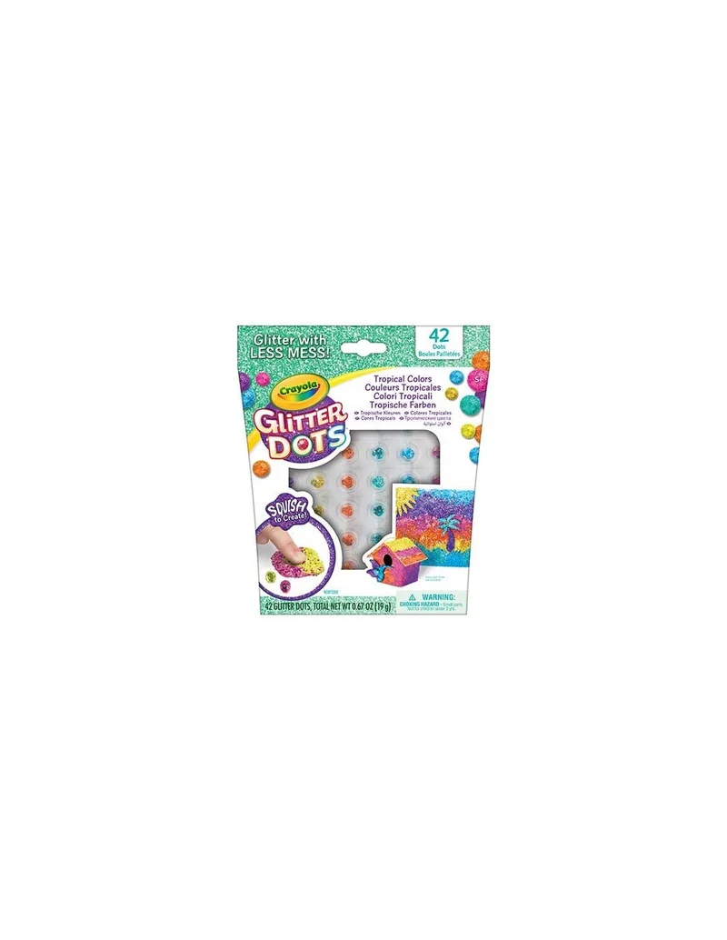 Glitter Dots Ricarica Colori Tropicali